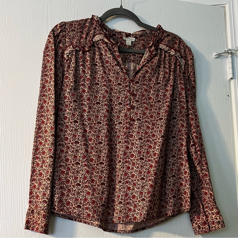 Floral long sleeved shirt